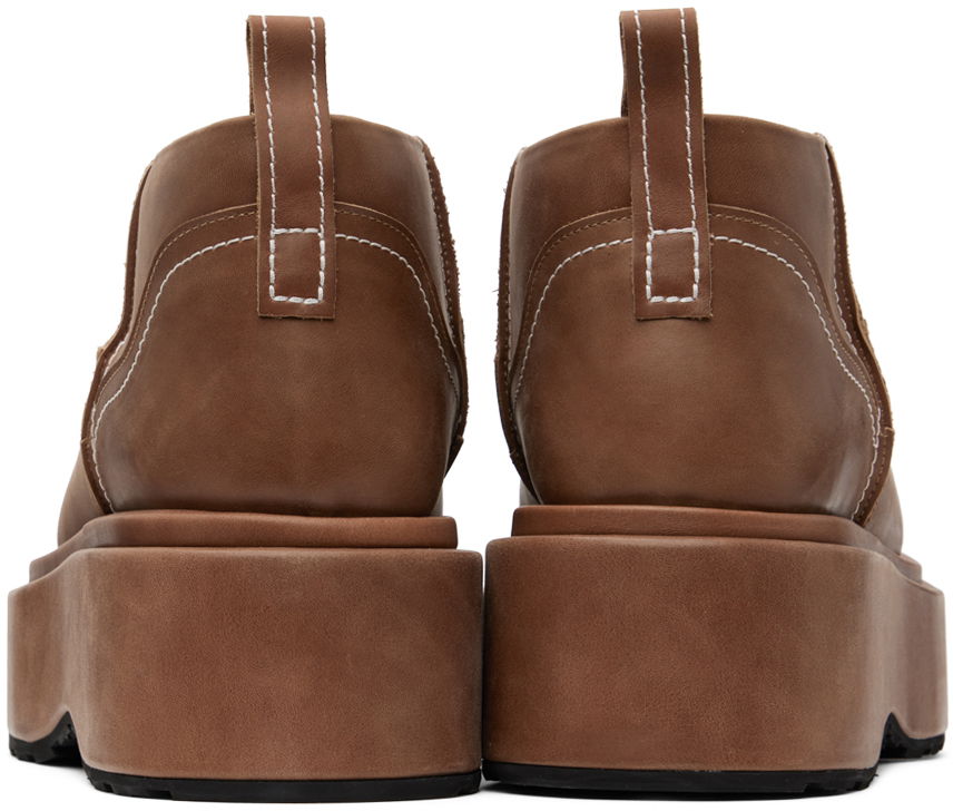 Dodaci We11done We11done Pull-Loop Platform Boots Smeđa | WD-AO1-23-468-W-BR, 1