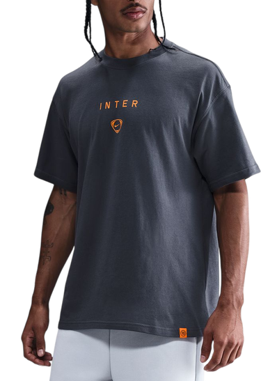 Majica kratkih rukava Nike Total 90 Inter Milan Wordmark Soccer T-Shirt Siva | hv4920-437, 0