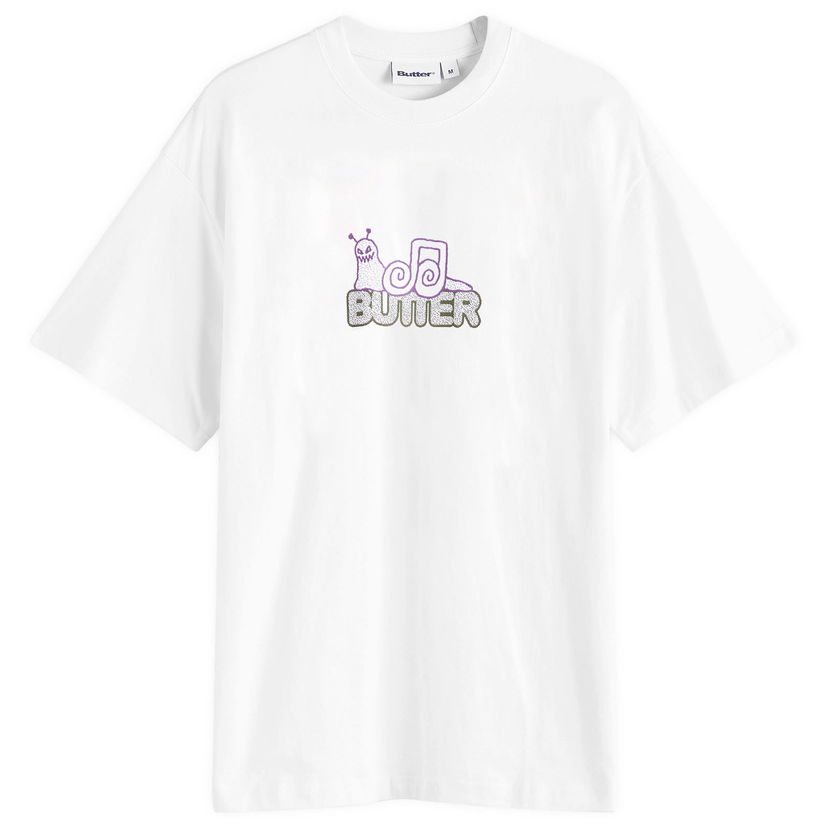 Majica kratkih rukava Butter Goods Snail Graphic Tee Bijela | BG253106-WHT
