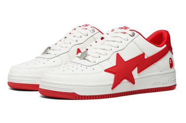 Tenisice i cipele BAPE Bape Sta OS #2 White/Red Bijela | 1K20-191-314-RED, 1
