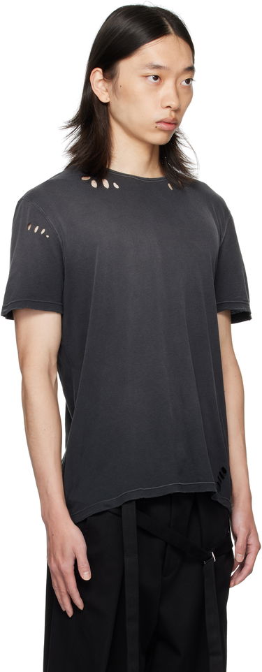 Majica kratkih rukava Ann Demeulemeester Ann Demeulemeester Eternal Eagle Baptist Distressed T-Shirt Crna | B0013414-FA638-098, 1