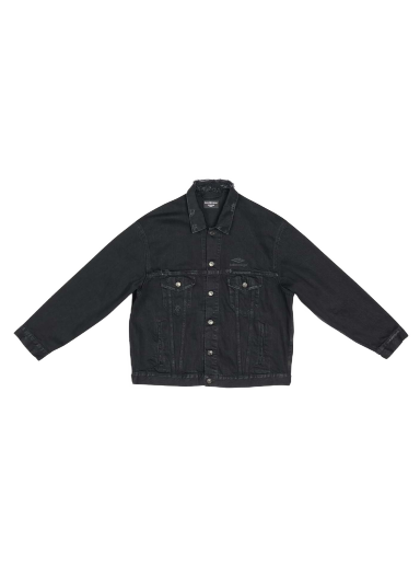 Jakna Balenciaga 3B Sports Icon Large Fit Jacket Crna | 704298TBP470102