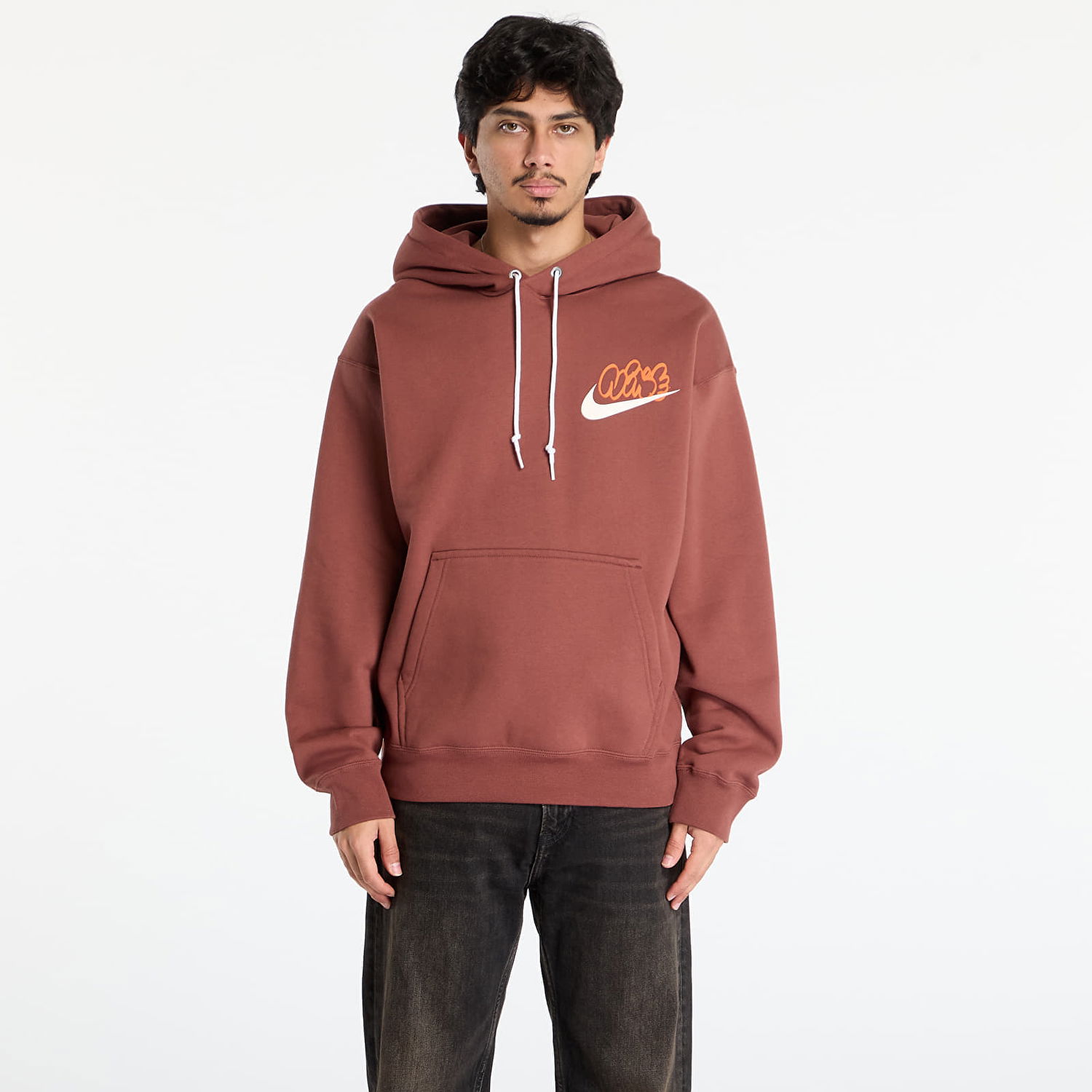 Dukserice Nike Solo Swoosh Fleece Hoodie Smeđa | IH4293-218, 0