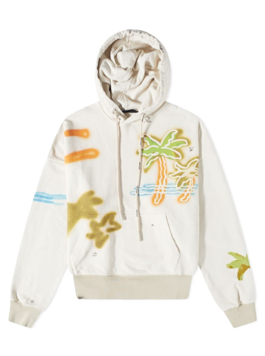Dukserice Palm Angels Neon Palm Popover Hoody Višebojno | PMBB117S23FLE0110384