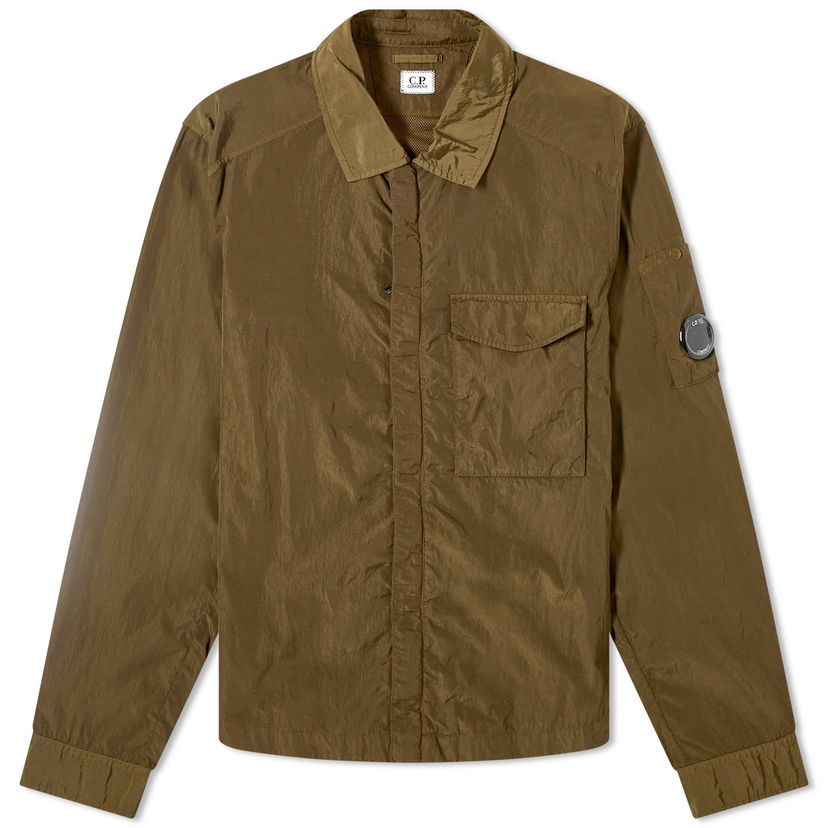 Jakna C.P. Company Chrome-R Pocket Overshirt Smeđa | CMOS039A-005904G-683