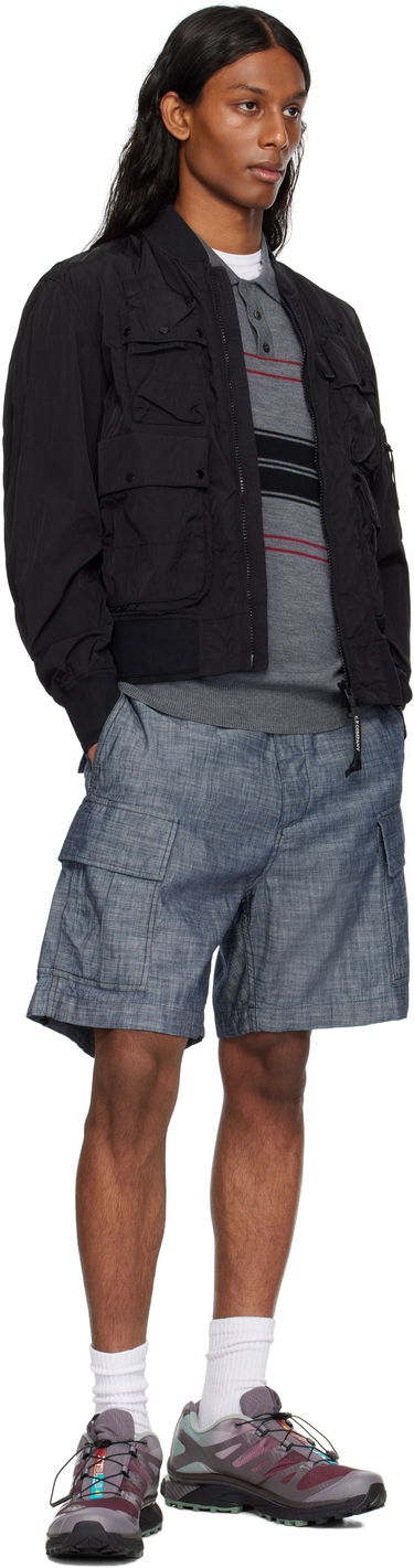 Bomber jakna C.P. Company C.P. Company Chrome-R Multipocket Bomber Jacket Crna | 18CMOW010A-005904G, 3