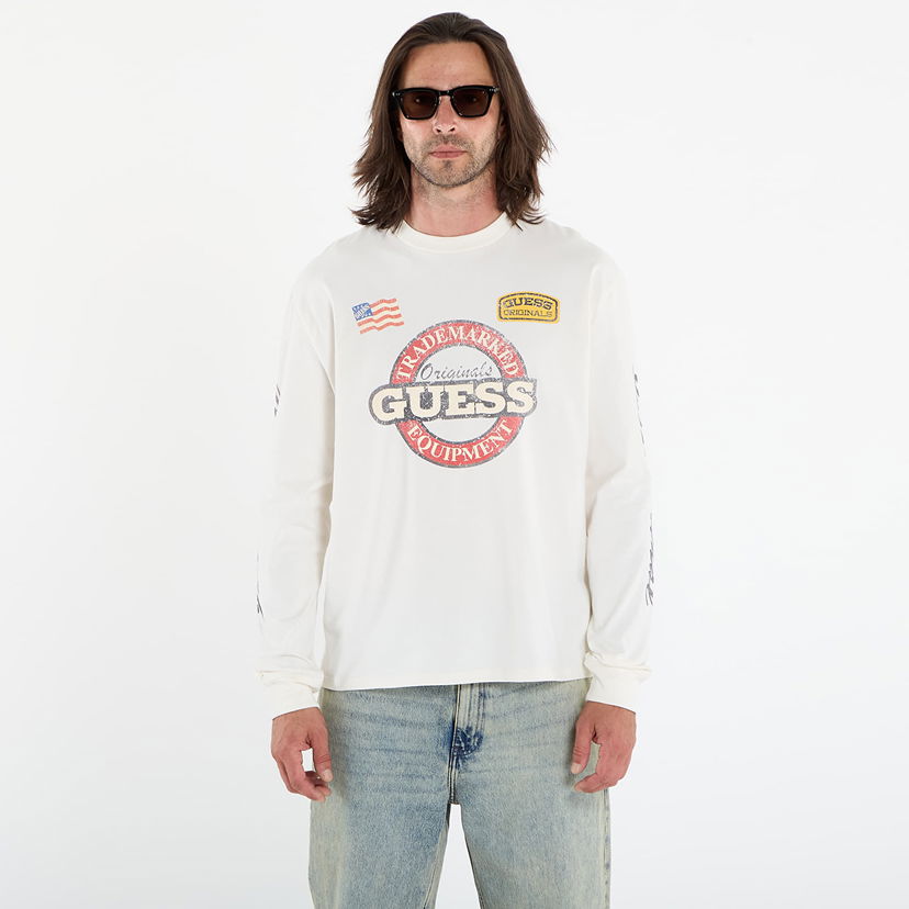 Majica kratkih rukava GUESS Guess Originals International Race Long Sleeve T-Shirt Bijela | M5YI56K8FQ4-G053