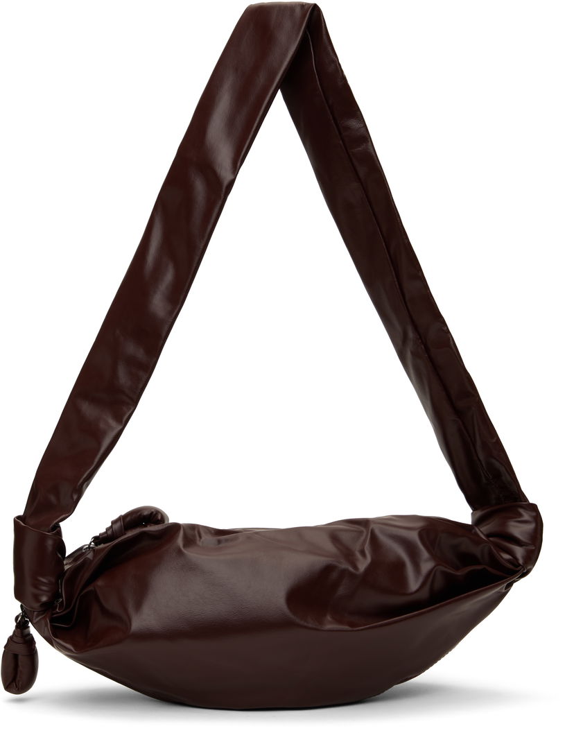 Ručna torbica LEMAIRE Small Soft Croissant Bag Tamnocrvena | BG0092 LL0028