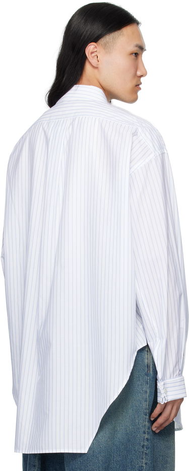 Košulja HED MAYNER Hed Mayner Kidassia Striped Collared Shirt Bijela | HMMB60001P-HB049, 2