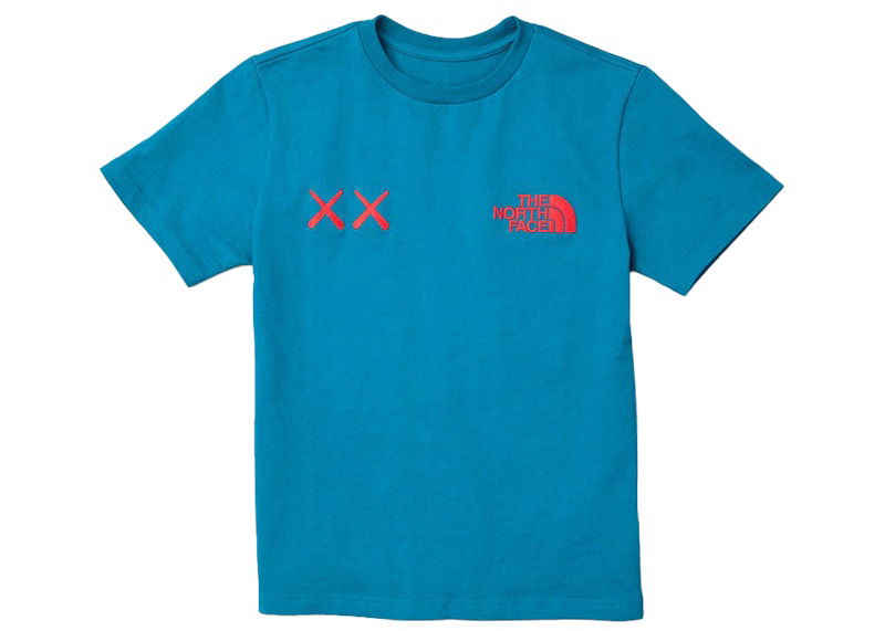 Majica kratkih rukava KAWS KAWS x The North Face Youth T-Shirt Plava | NF0A7WLO