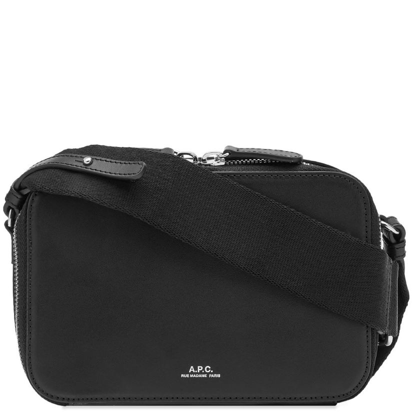 Torba oko struka A.P.C. Soho Camera Bag Crna | PXAWV-M61695-LZZ
