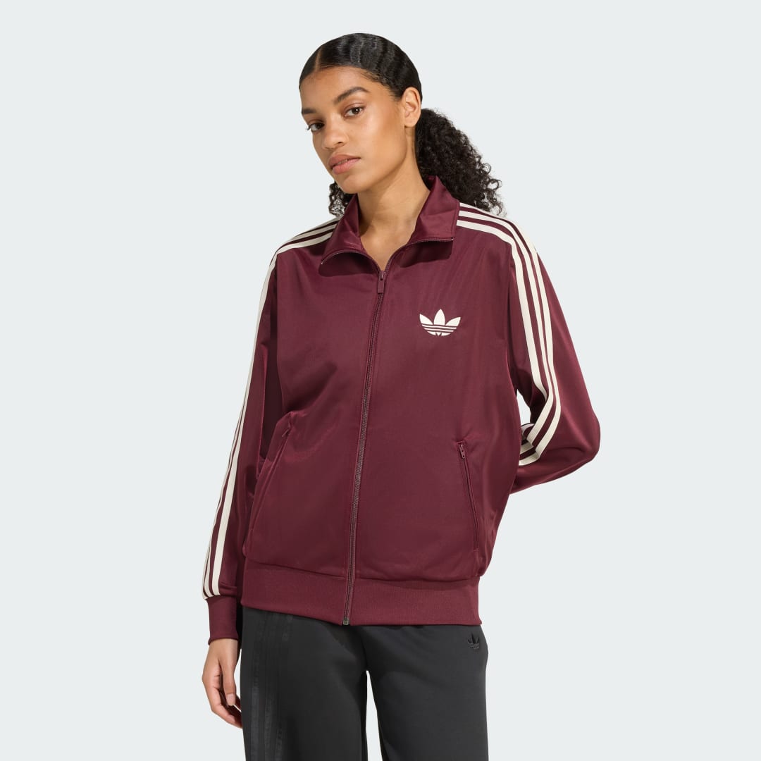 Jakna adidas Performance Adicolor Classics Firebird Track Top Tamnocrvena | KH1592, 0