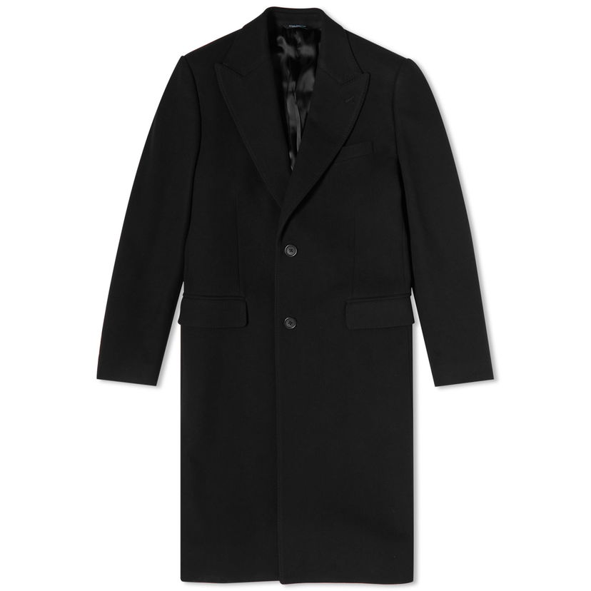Kaputi Dolce & Gabbana SB Wool Coat Black Crna | G036ITHUMJ2-N0000