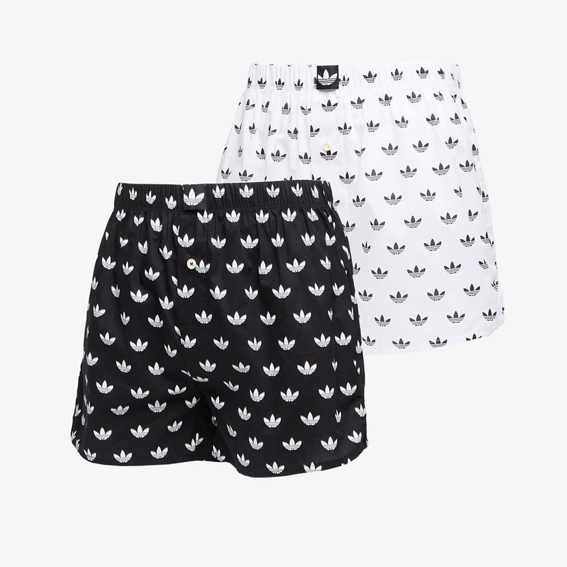 Bokserice adidas Originals adidas Woven Boxer Shorts, 2-Pack Bijela | 4AR006-900