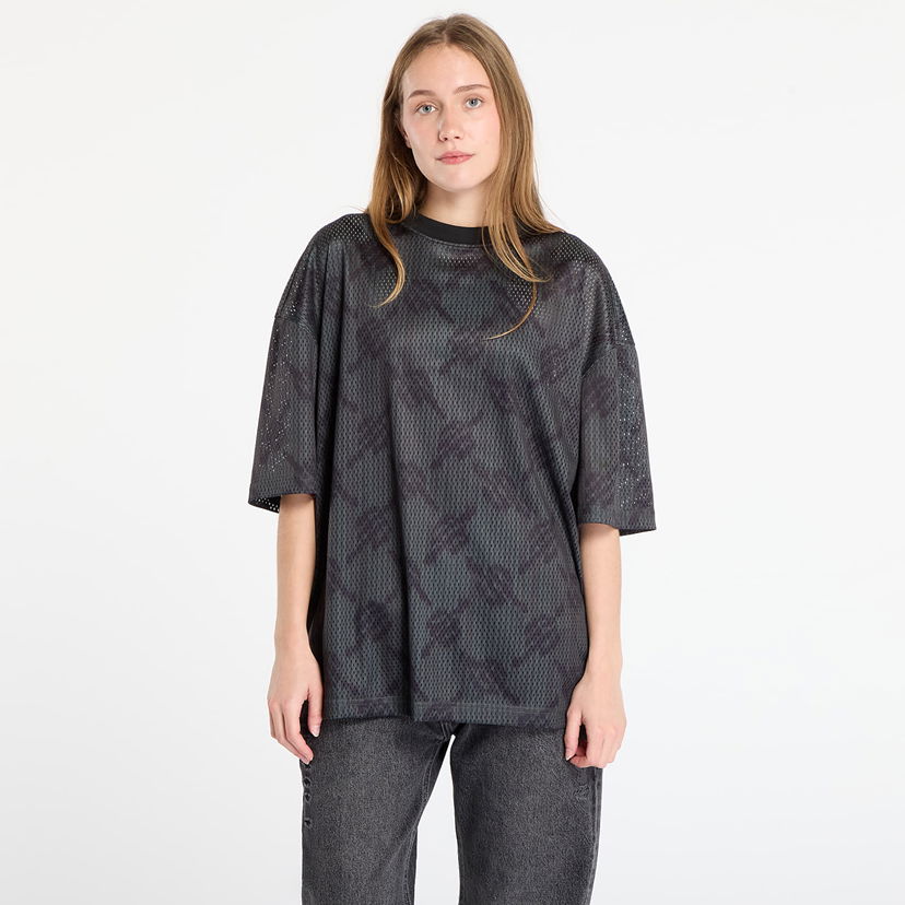 Majica kratkih rukava DAILY PAPER T-shirt Matchstick Mesh Ss T-Shirt Rosin Green Crna | 2521065
