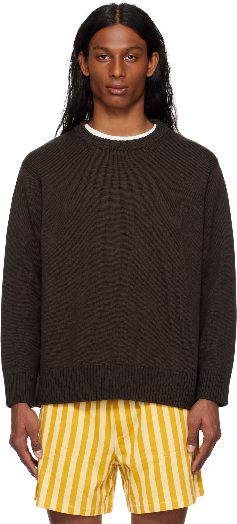 Džemper Bode Bode Juniper Sweater Smeđa | MRS25KT028