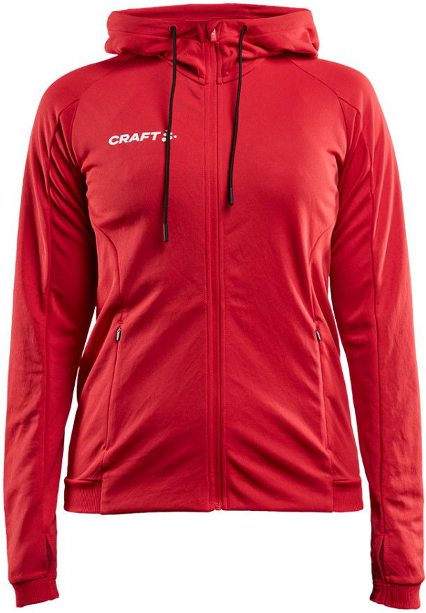 Dukserice Craft Evolve Full Zip Hoodie Crvena | 1910158-430000
