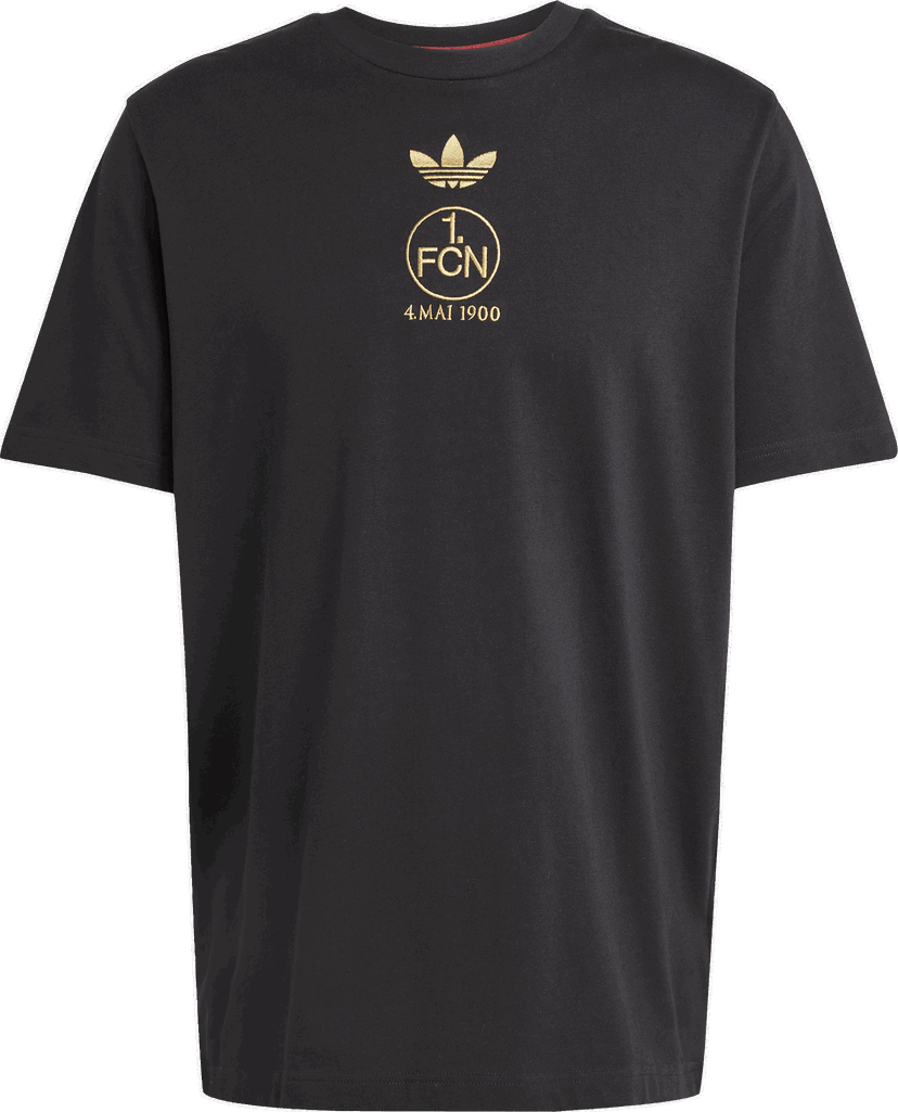 Majica kratkih rukava adidas Originals 1. FC Nürnberg 125th Anniversary T-Shirt Crna | 6fcnjf0608