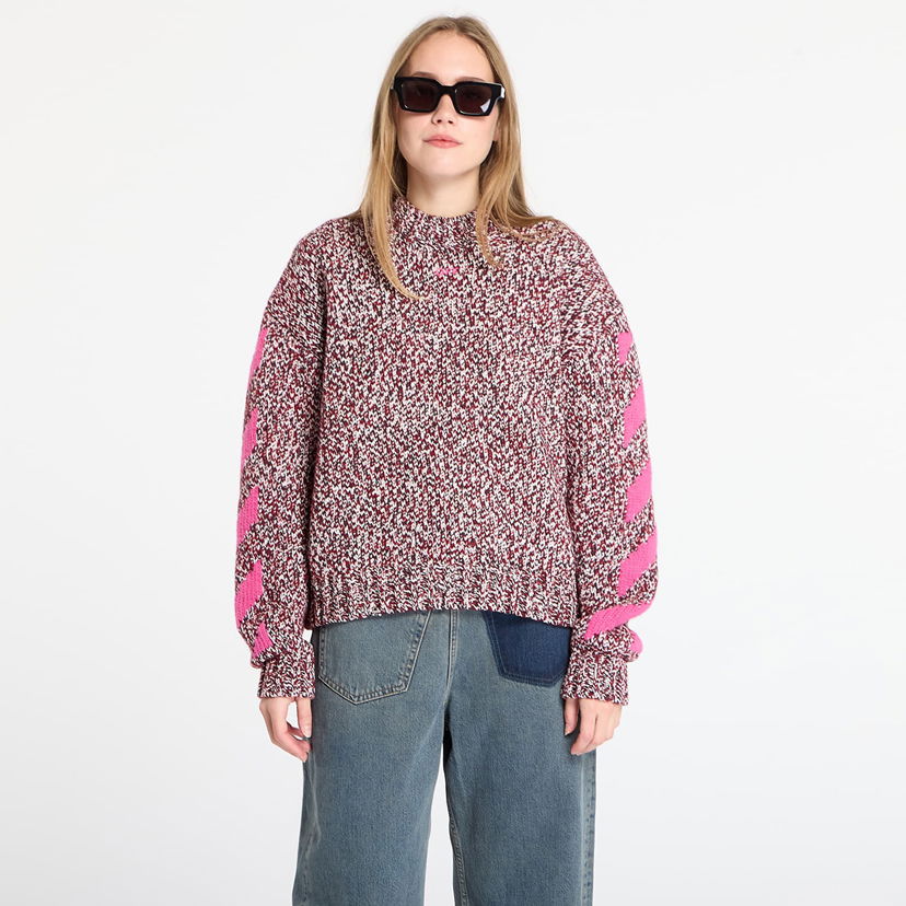 Džemper Off-White Mouline Arrow Knit Crewneck Višebojno | OWHE10JF25KNI0012632