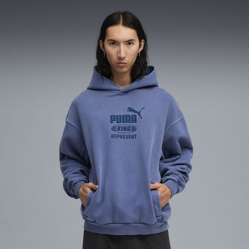 Dukserice Puma REPRESENT Hooded Sweatshirt Plava | 632542_78
