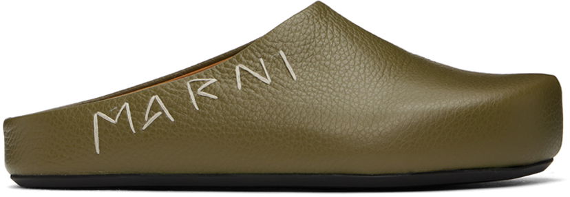 Odjeća Marni Marni Fussbett Sabot Loafers Zelena | SBMR001400 P6533