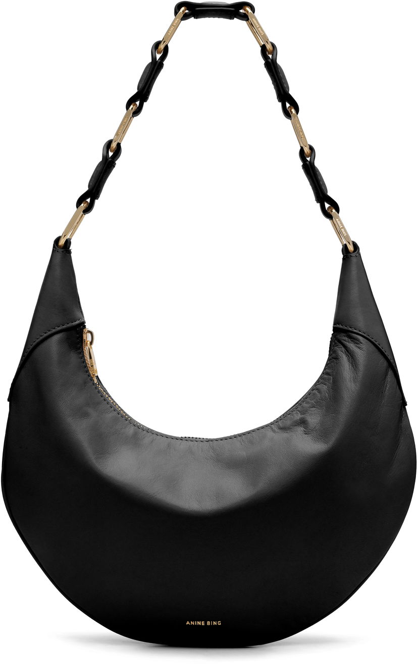 Ručna torbica Anine Bing Anine Bing Kate Hobo Bag Crna | A-13-10695-BLK1