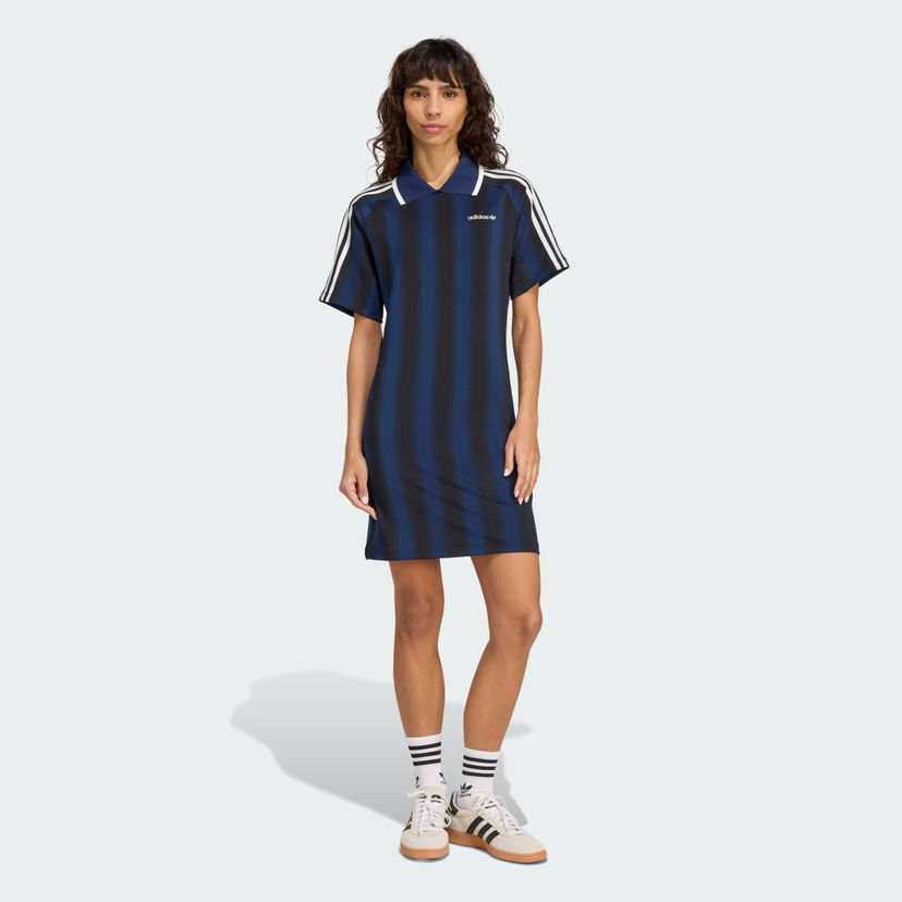 Haljina adidas Performance Football Inspired Graphic Dress Plava | JW5143