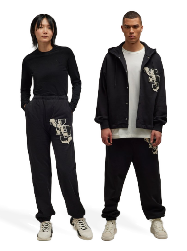 Trenirka Y-3 Graphic French Terry Crna | IQ2128