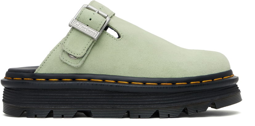 Tenisice i cipele Dr. Martens Zebzag Suede Slingback Platform Slip-On Loafers Zelena | 31937300