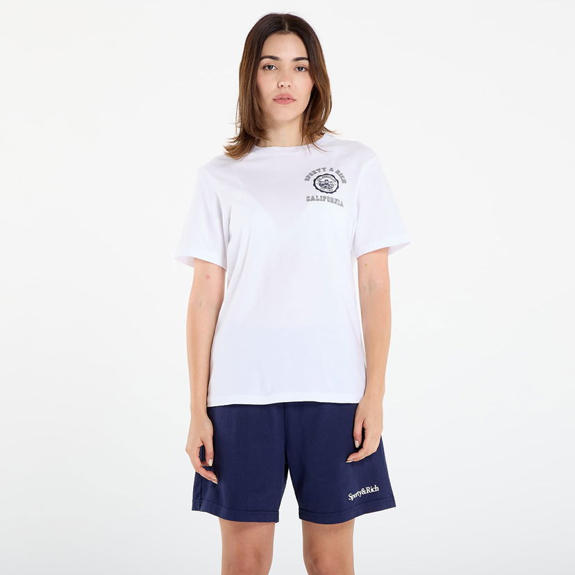 Majica kratkih rukava Sporty & Rich Sporty & Rich California Emblem Soft T-Shirt Bijela | TO089625508WH01