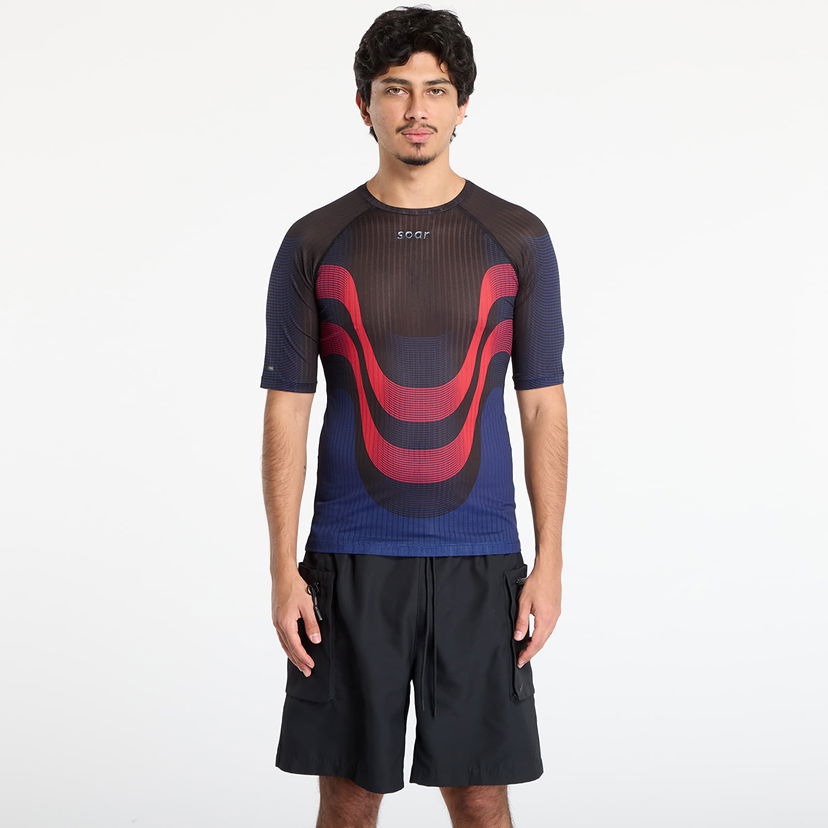 Majica kratkih rukava Soar Running Race Tee T-Shirt Višebojno | AW25-ST9M-BLK