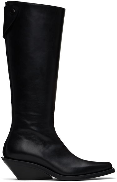 Haljina Ann Demeulemeester Ann Demeulemeester Auke Pointy Tall Boots Crna | 2402-W-R35-LT141-099, 0