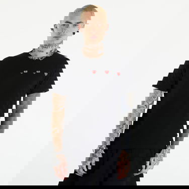 Majica kratkih rukava Comme des Garçons PLAY Short Sleeve Logo Print T-Shirt UNISEX Grey Siva | AXT337 grey, 3