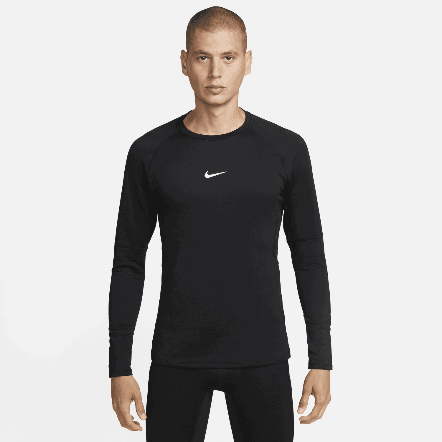 Majica kratkih rukava Nike Pro Warm Crna | FB7982-010, 0