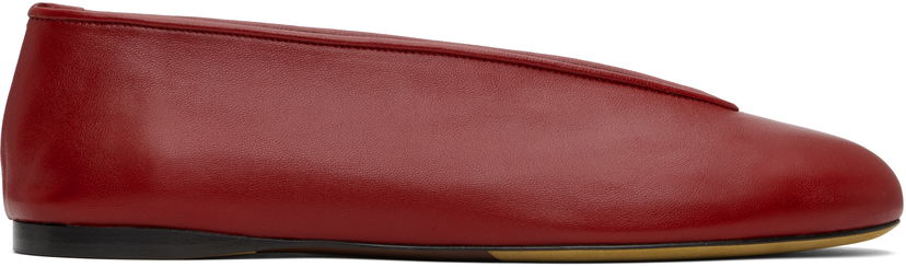 Haljina Moschino Moschino Duck Nappa Ballerina Flats Crvena | MA11010C1M MA0 500
