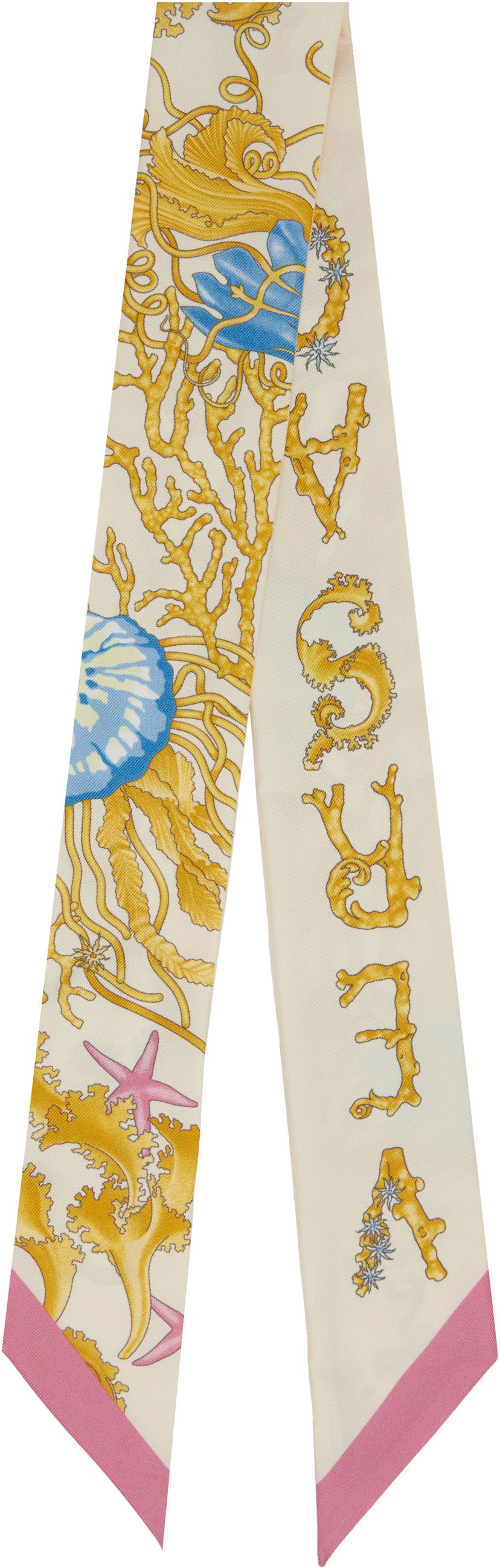 Šal Versace Versace Underwater Barocco Silk Scarf Višebojno | IBA0005_1A15541