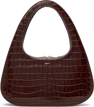 Ručna torbica Coperni Coperni Croco Embossed Large Swipe Baguette Bag Smeđa | COPBA85F6032, 0