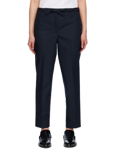 Hlače Jil Sander Cropped Trousers Tamnoplava | J40KA0015_J45039