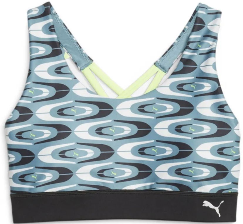 Grudnjak Puma Puma Retro Glam Strappy Sports Bra Plava | 523892-48
