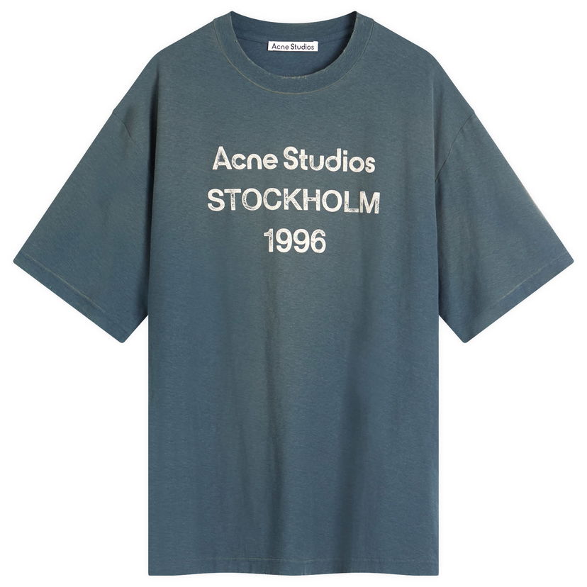 Majica kratkih rukava Acne Studios Acne Studios 1996 Exford Short Sleeve T-Shirt, Size Large Plava | CL0196-BPA