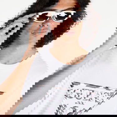 Majica kratkih rukava GUESS Gad Tee Bijela | M2BI33K8FQ4-G011, 1