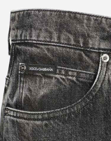 Jeans Dolce & Gabbana Oversize Denim Jeans Crna | GWVNXDG8LL7S9001, 3