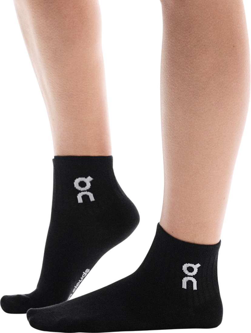 Čarape On Running Running Logo Mid Socks Crna | 2uf10520553