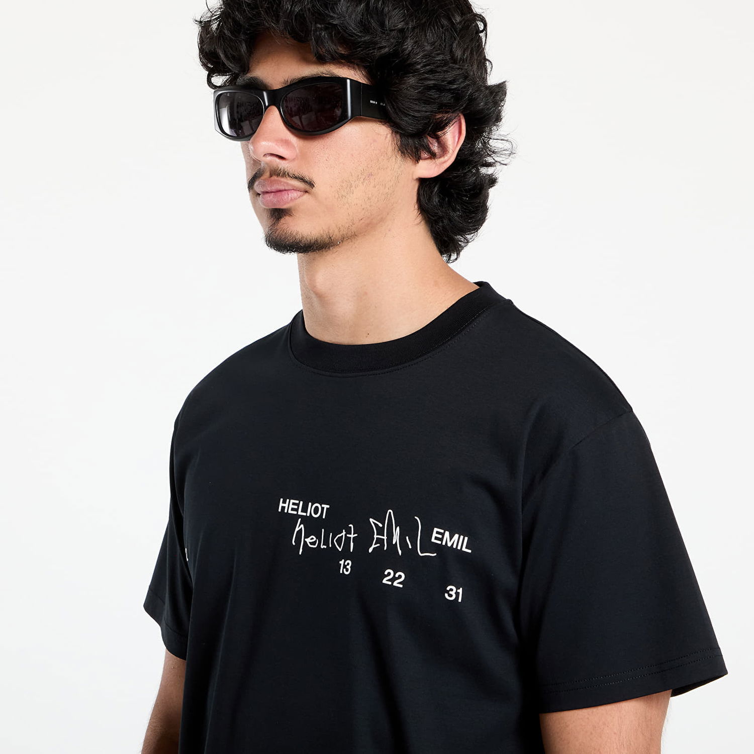 Majica kratkih rukava HELIOT EMIL HELIOT EMIL Fulgens T-Shirt Crna | PREAW25_M_09_141_BLK01, 1