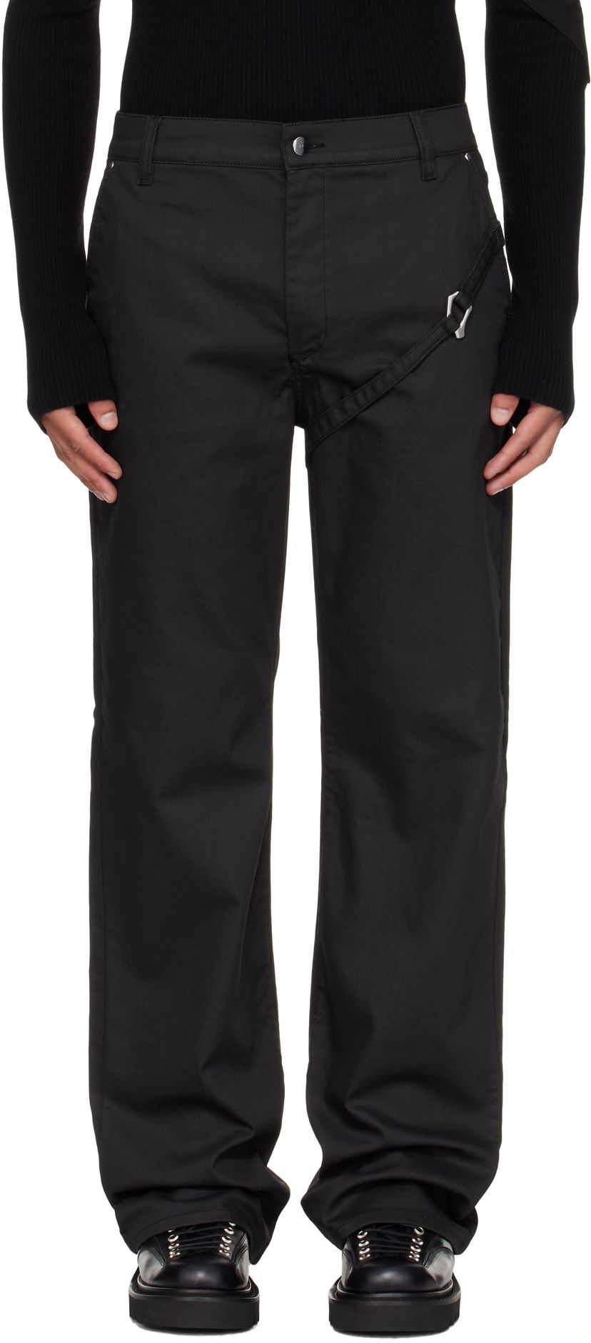 Hlače HELIOT EMIL Heliot Emil Transmittance Tactical Trousers Crna | AW25_M_10_209_BLK01