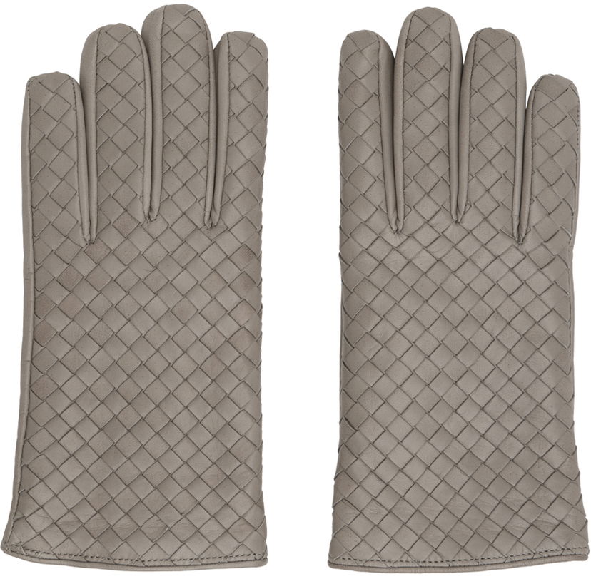 Rukavice Bottega Veneta Leather Gloves Siva | 769809 V0171 8399