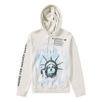 Dukserice Off-White VIRGIL ABLOH Statue of Liberty Hoodie Bijela | OMBB034E181920150299