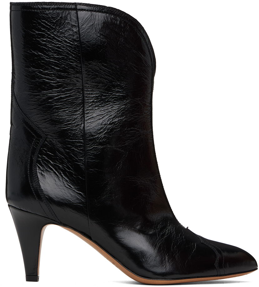 Odjeća ISABEL MARANT Isabel Marant Dytho Heeled Ankle Boots Crna | 24PBO0078FA-B1A06S