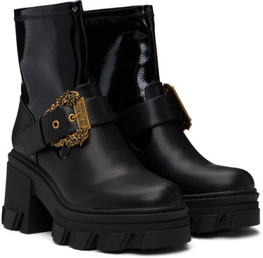 Tenisice i cipele Versace Sophie Baroque Buckle Boots Crna | E79VA3S80_EZSC73, 3