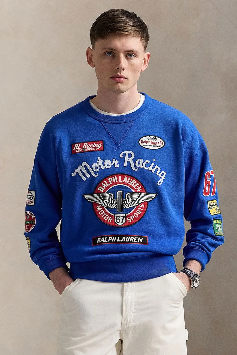 Dukserice Polo by Ralph Lauren Polo Ralph Lauren Long Sleeve Fleece Sweatshirt Plava | 710972338